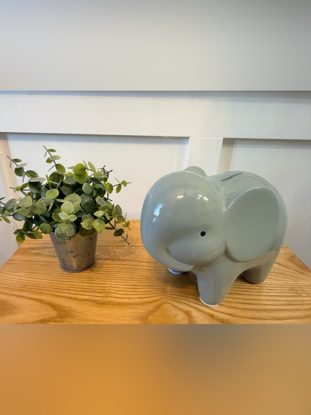 🌿4/$25 • Carter's Elephant Ceramic Piggy Bank